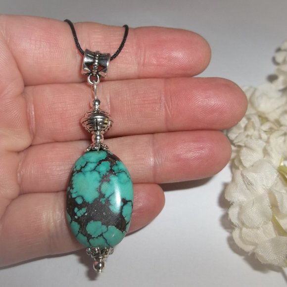 Southwestern Style Necklace Turquoise Blue Beaded Fashion Accessory Gift 6484 - Picture 6 of 11